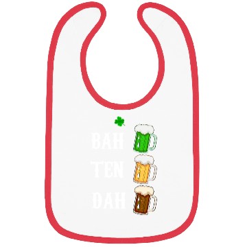 Discover BAH TEN DAH Funny St Patrick's Day Beer Bartender Bibs