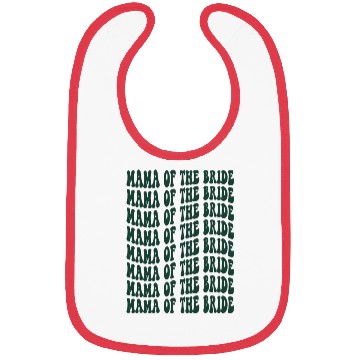 Discover Mother of the Bride - Green Bridal Party Design Bibs