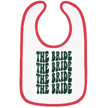 Discover Bachelorette Party The Bride Emerald Green Design Bibs