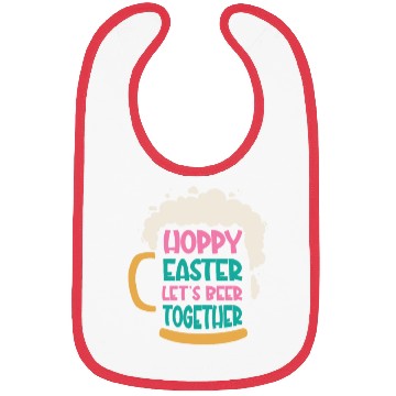 Discover Easter Bunnies Beer Drinking Holiday Rabbit Bibs