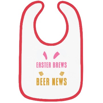 Discover Easter Bunnies Beer Drinking Holiday Rabbit Bibs