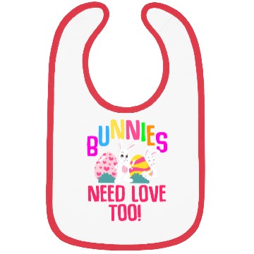 Discover Easter Rabbit Easter Bunny Flowers Eggs Bibs