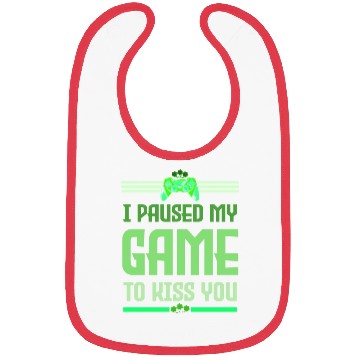 Discover I Paused My Game To Kiss You Irish Retro Gamer Bibs