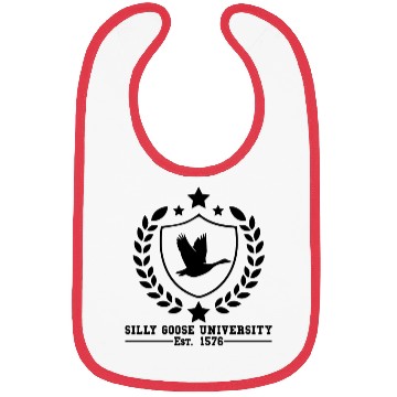 Discover Silly Goose University Established 1576 Goose Bibs