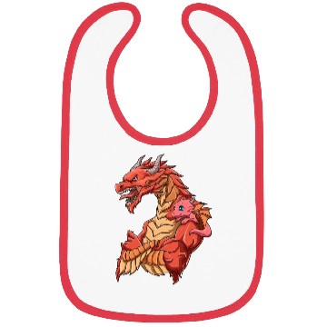 Discover Strong Dragon with Dragon Kid for a Dragon lovers Bibs