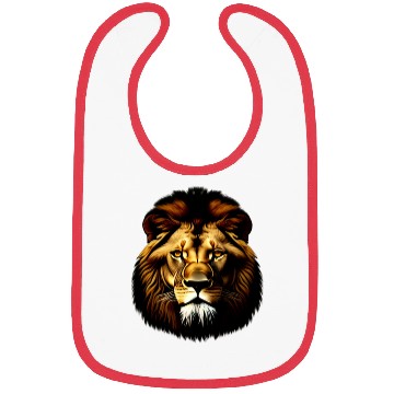 Discover Lion Face Bibs