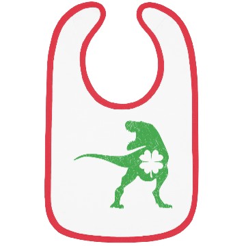 Discover Tyrannosaurus T Rex Dinosaur St Patricks Day Irish Bibs