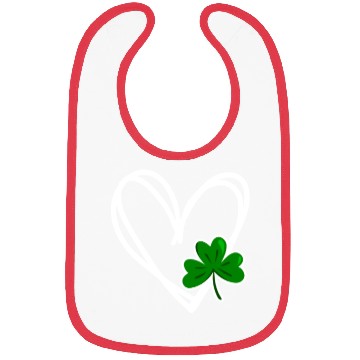 Discover Heart St Patricks Day Shamrock Irish Toddler Baby Bibs