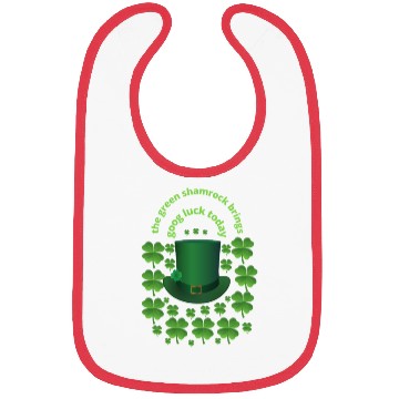 Discover St patrick s day green shamrock Bibs