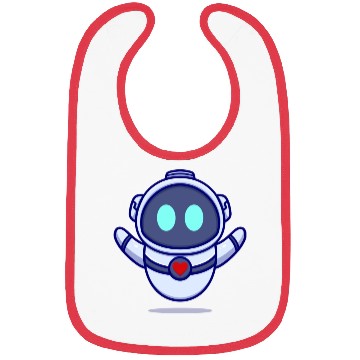 Discover Cute robot cartoon icon illustration gifts Bibs