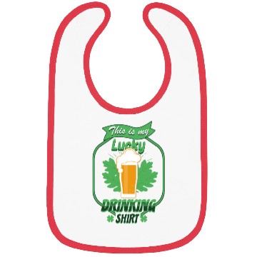Discover This Is My Lucky Drinking Bibs | Beer