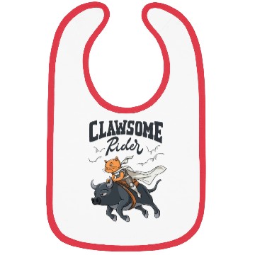 Discover Western Rodeo Cat "Clawsome Rider" Design for a Bibs