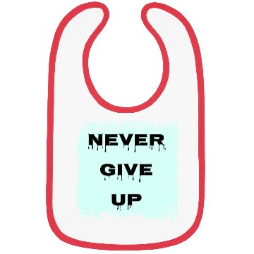 Discover never give up Bibs