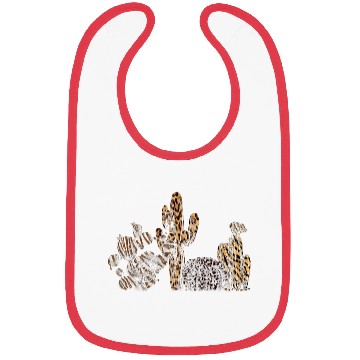 Discover Leopard Cactus Plant Lover Succulents Bibs