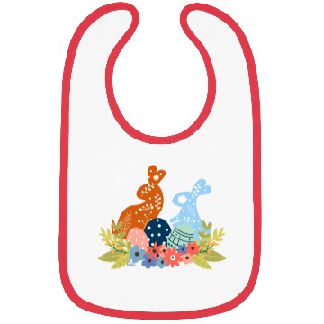 Discover Easter Bunny Friends Bibs