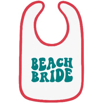 Discover Beach Bride Teal Beach Theme Bachelorette Bibs