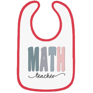Discover Math Teacher Gift Matching Teacher Squad Bibs