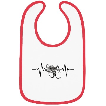 Discover Octopus heartbeat gift Bibs