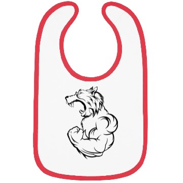 Discover wolf beast Bibs