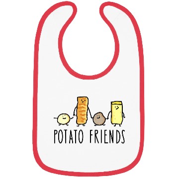 Discover Potato friends Bibs