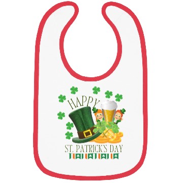 Discover Happy St. Patrick’s Day Bibs