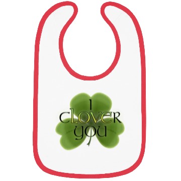 Discover I Clover You Bibs