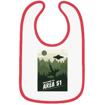 Discover Welcome To area 51 Bibs