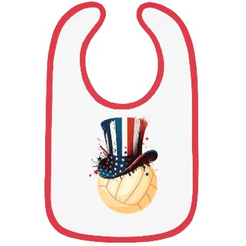 Discover Patriotic America USA Flag 4th Of July Volleyball Bibs