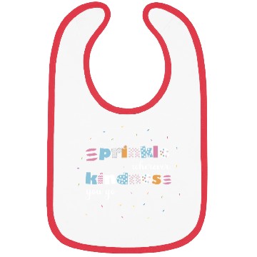 Discover Sprinkle Kindness Bibs