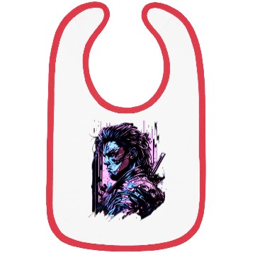 Discover Samurai Warrior Japan Japanese Katana Manga warrio Bibs