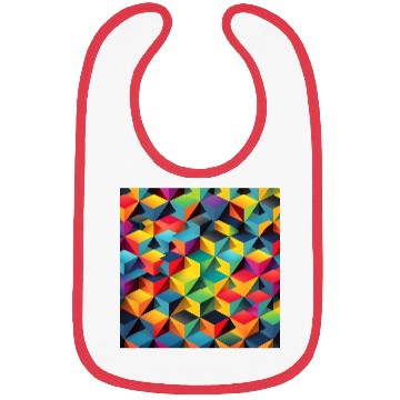 Discover geometric psychedelic wallpaper Bibs