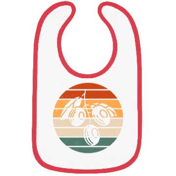 Discover Retro Green Olive Design Bibs