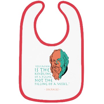 Discover Socrates Stoic Philosophy Quote Bibs