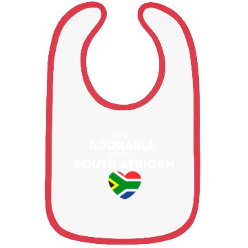 Discover I'm so adorable I must be South African Funny Bibs