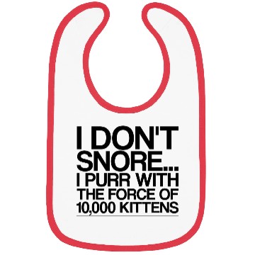 Discover I Purr With The Force Of 10,000 Kittens 4 Bibs