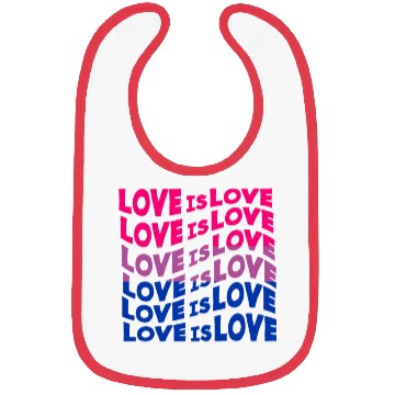 Discover Love Is Love Bisexual Bibs