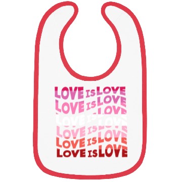Discover Love Is Love Lesbian Bibs