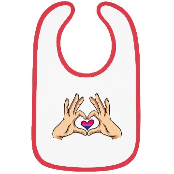 Discover Bisexual Heart Bibs