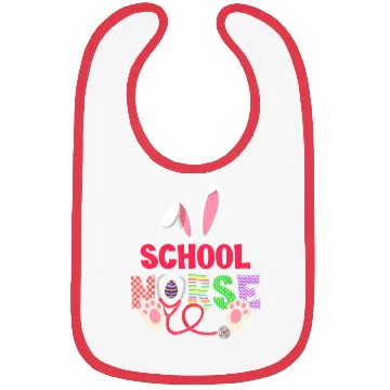 Discover Stethoscope Cute Bunny School Nurse Easter Teacher Bibs