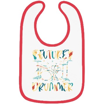 Discover Future Drummer Buddy - Newborn Drummer Baby Bibs