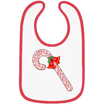 Discover Cute Candy Holiday Pattern Bibs