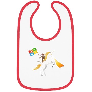Discover Ninja Cat Unicorn Bibs
