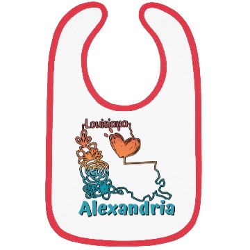 Discover I love my home town Alexandria Louisiana Bibs