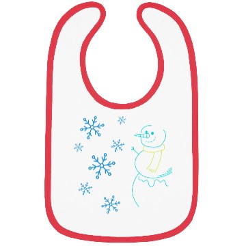 Discover Snowman Bibs