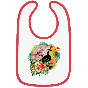 Discover Toucan's Magic - Tropical Bird Witchcraft Bibs