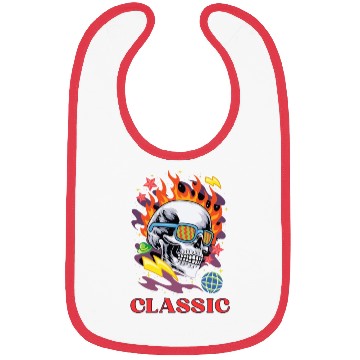 Discover Cool Classic Skull Bibs