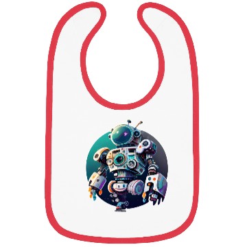 Discover Robot 02 Bibs