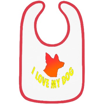Discover I love my Dog Bibs