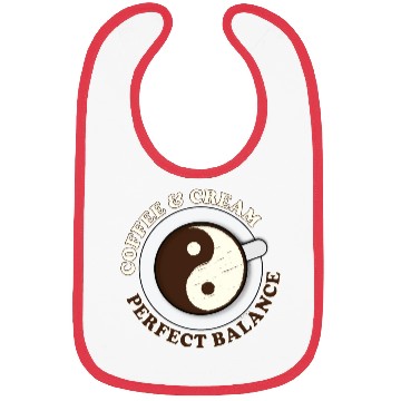 Discover Yin Yang Yoga Coffee and Cream Bibs