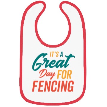Discover A Great Day For Fencing Bibs